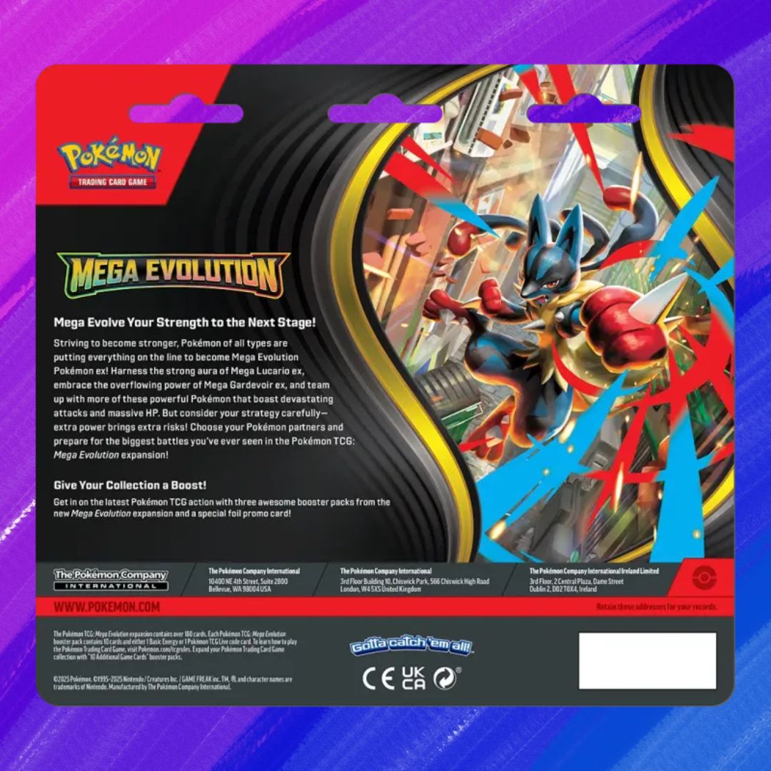 Pokémon TCG: Mega Evolution (ME01) - 3-Pack Blister (EN) - Psyduck