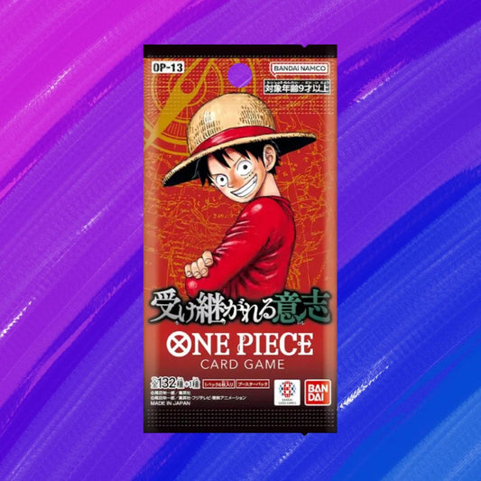 One Piece Card Game - Carrying on His Will (OP-13) - Einzelbooster (JP)