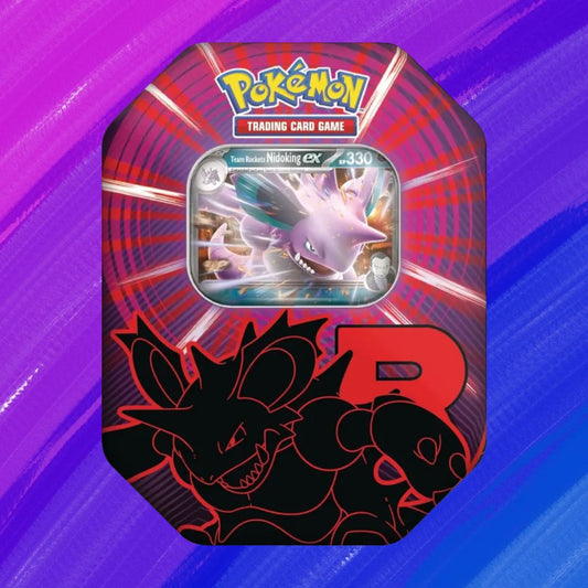 Pokémon TCG: Team Rockets Nidoking ex - Tin (DE)