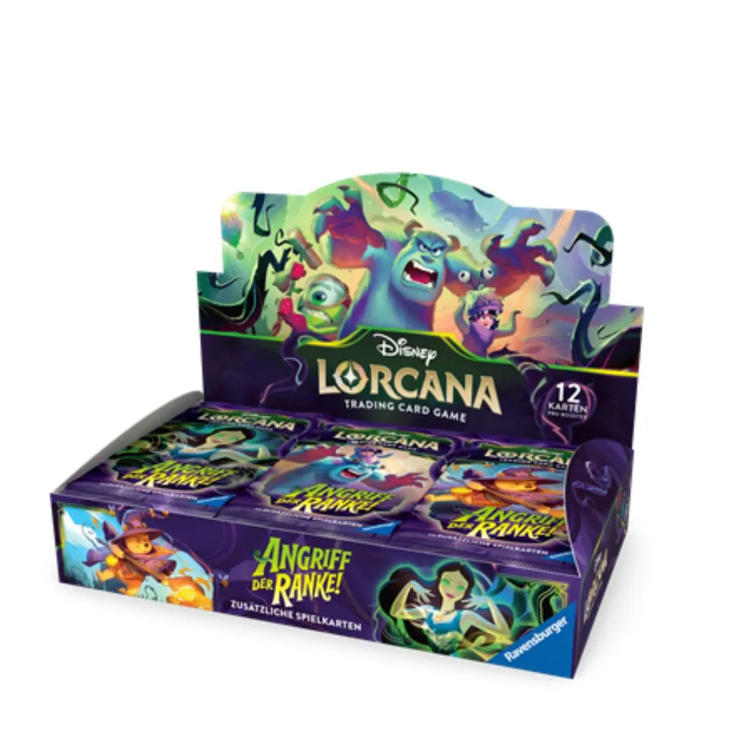 Vorbestellung: Disney Lorcana: Angriff der Ranke! Booster Display (24 Packs) - (DE) 24.07.2026