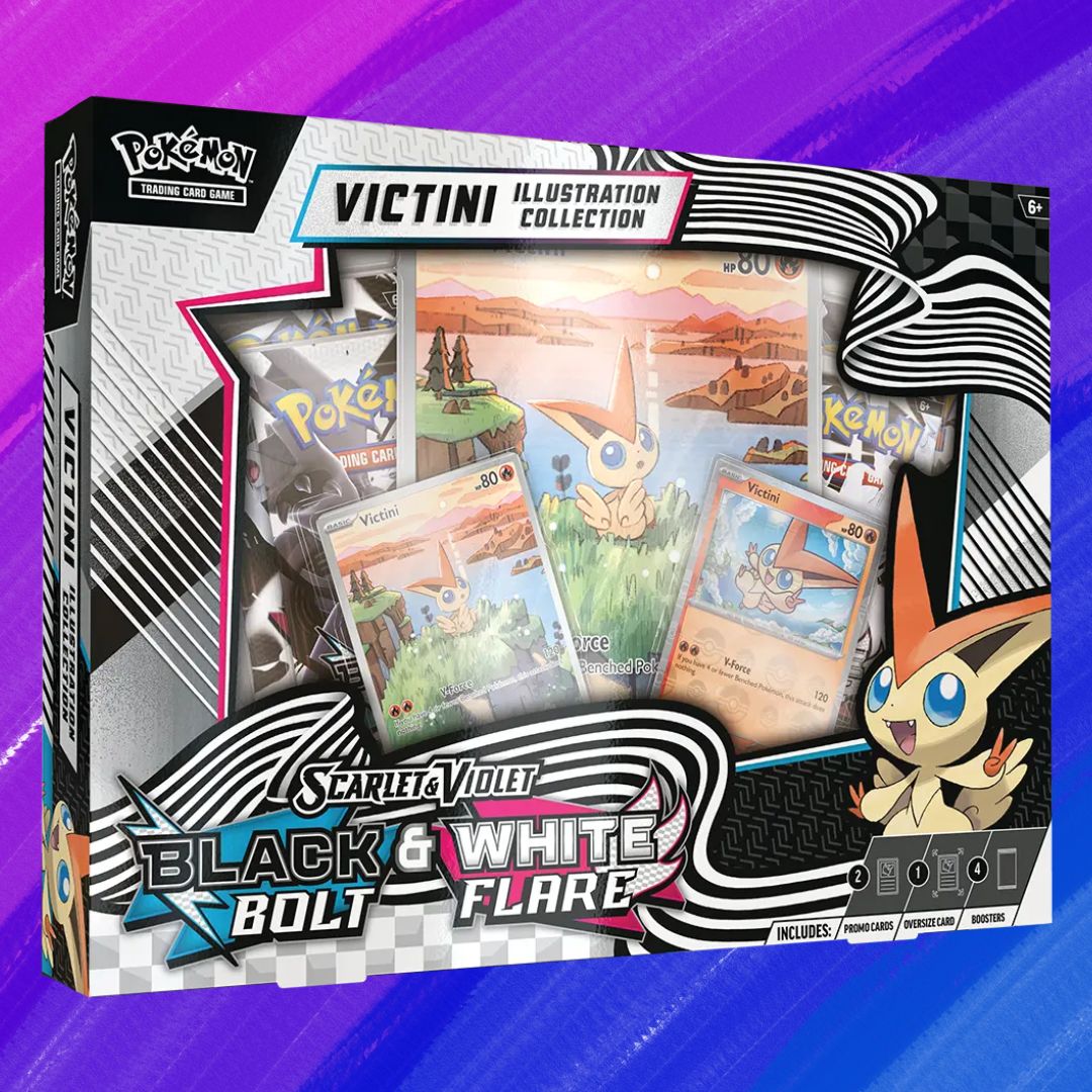 Pokémon TCG: Black Bolt & White Flare (SV10.5) - Unova Victini Illustration Collection (EN)