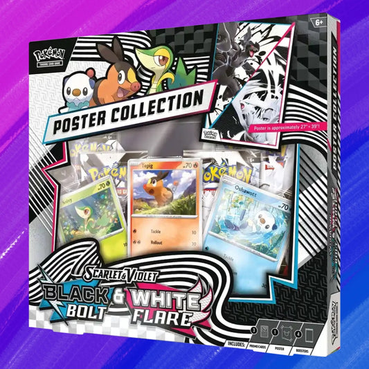 Pokémon TCG: Schwarze Blitze & Weisse Flammen (SV10.5) - Einall Poster Kollektion (DE)