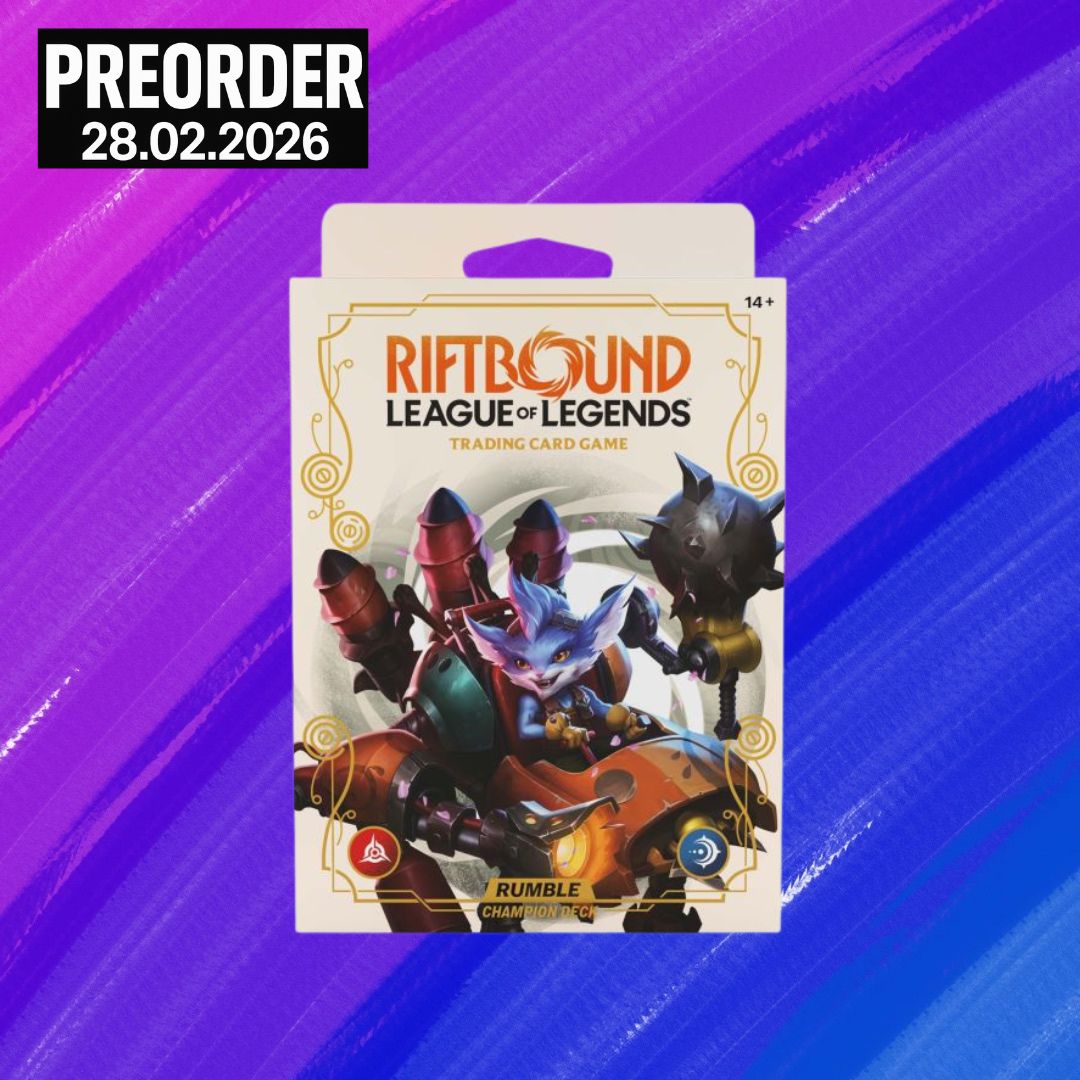 Vorbestellung: Riftbound: League of Legends TCG - Spiritforged Champion Deck Rumble (EN) 28.02.2026