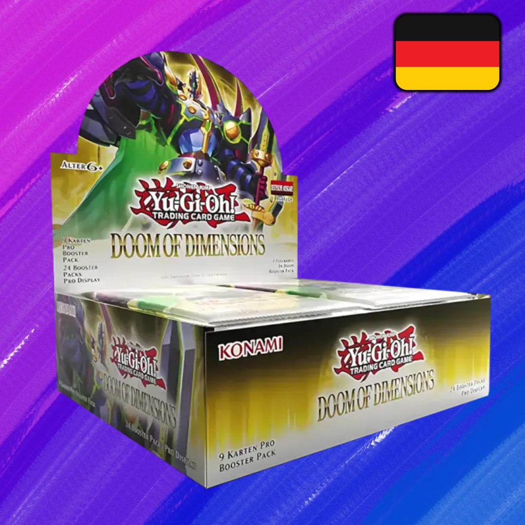 Yu-Gi-Oh!: Doom of Dimensions - 1. Auflage - Booster Display (DE)