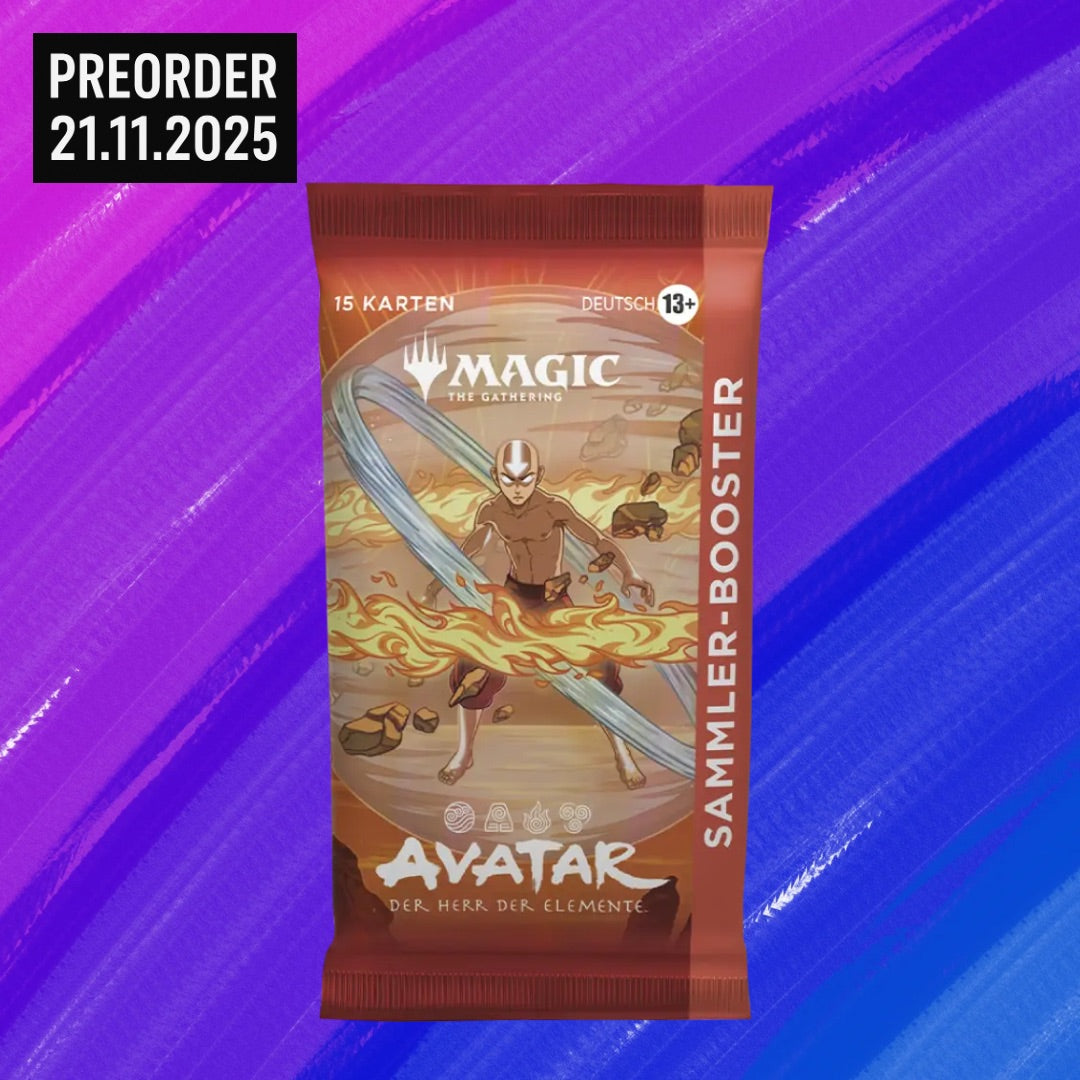 Vorbestellung: Magic: The Gathering - Avatar: Der Herr der Elemente Sammler Booster Display (DE) 21.11.2025