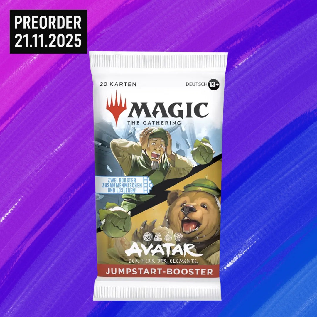 Vorbestellung: Magic The Gathering - Avatar: Der Herr der Elemente Jumpstart Booster Display (DE) 21.11.2025