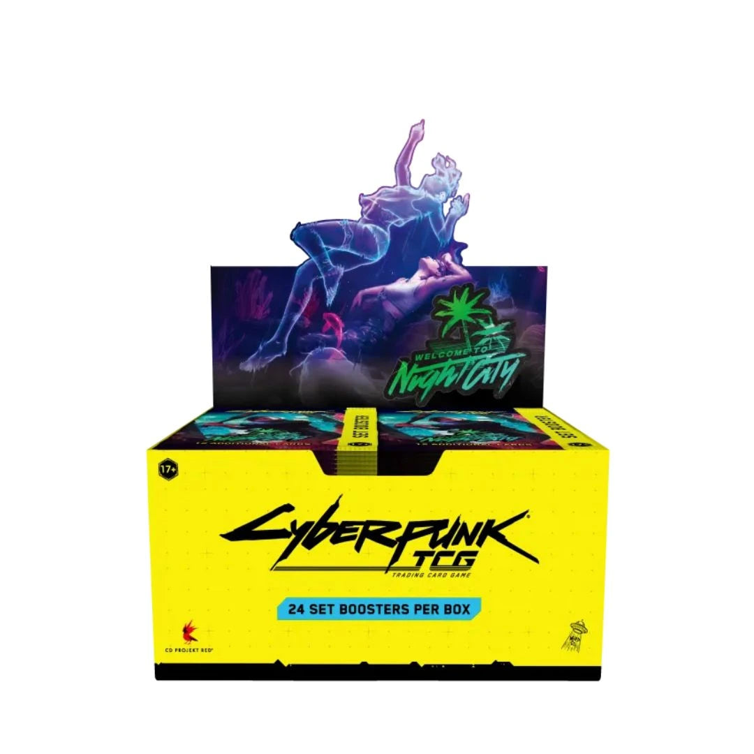 Vorbestellung: Cyberpunk TCG: Welcome To Night City - 24x Booster Display (EN) 31.10.2026