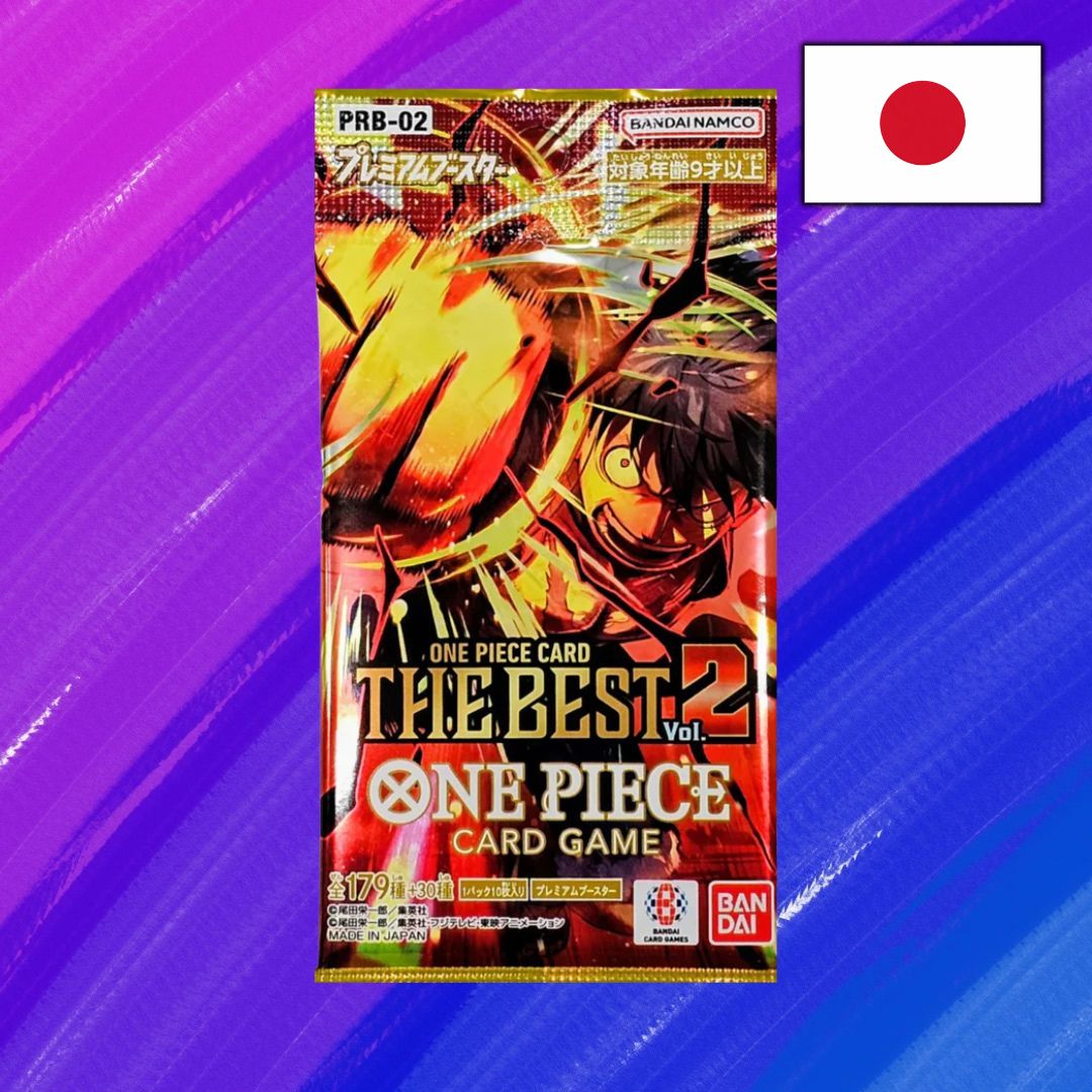 One Piece Card Game - The Best Premium Booster 2 (PRB02) - Einzelbooster (JP)