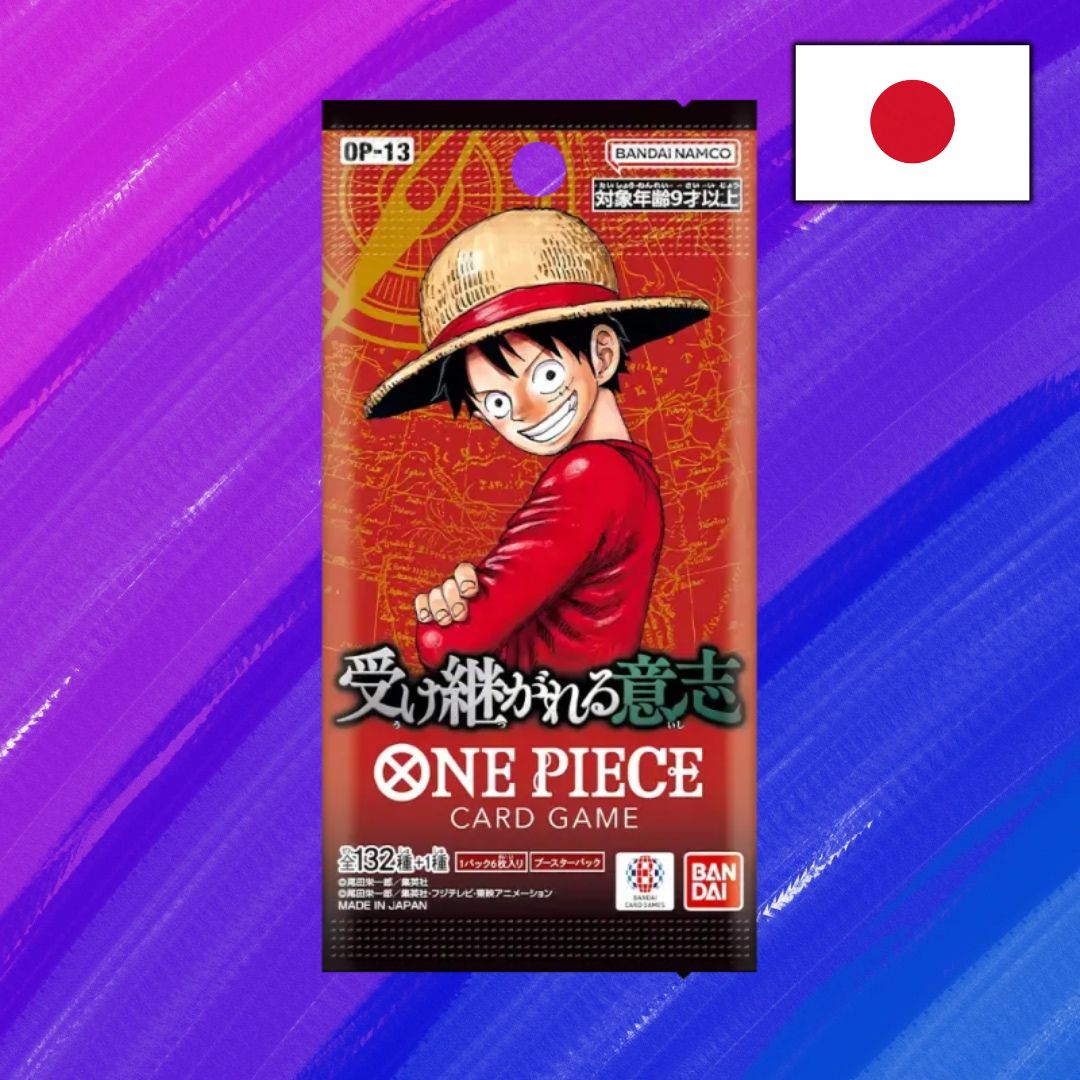 One Piece Card Game - Carrying on His Will (OP-13) - Einzelbooster (JP)