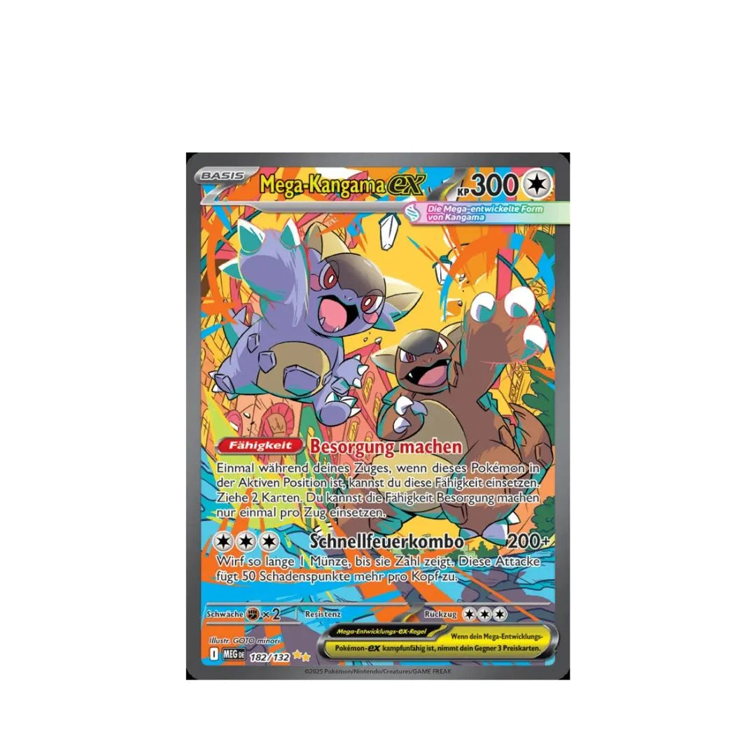 Pokémon TCG: Einzelkarte - Mega-Kangama-ex 182/132 (DE)