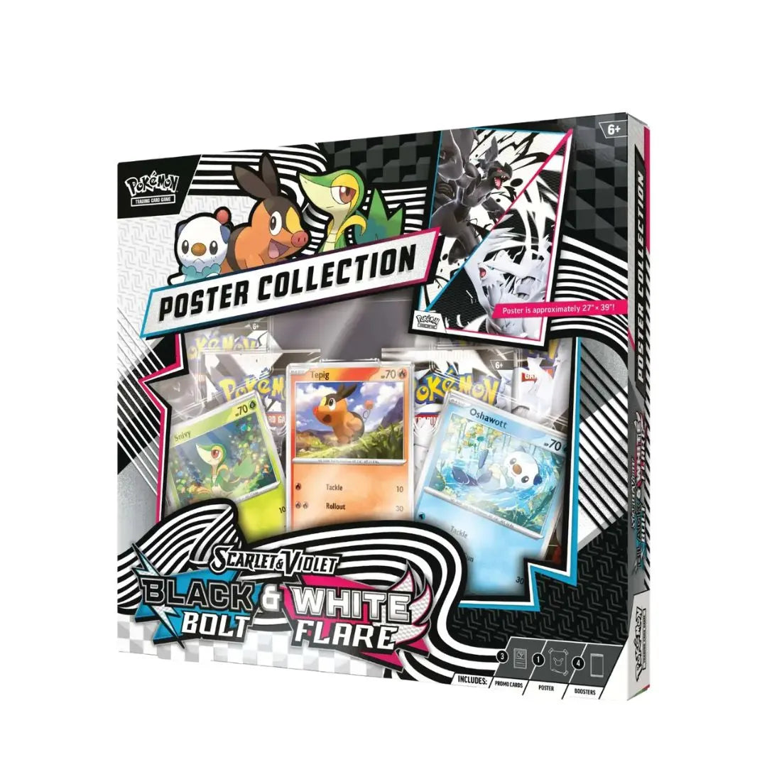 Pokémon TCG: Schwarze Blitze & Weisse Flammen (SV10.5) - Einall Poster Kollektion (DE)