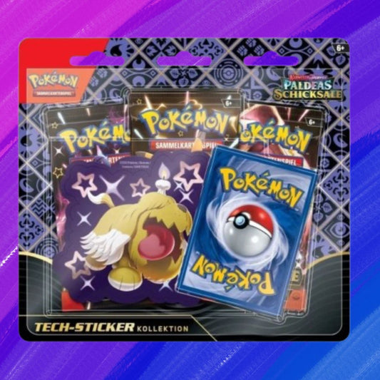 Pokémon TCG: Karmesin & Purpur - Paldeas Schicksale Tech Sticker Kollektion (DE) - Zufällig