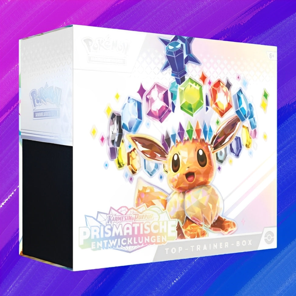 Pokémon TCG: Prismatische Entwicklungen - Top Trainer Box (DE)