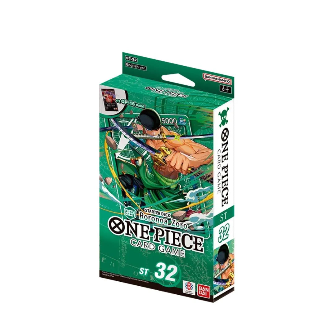 One Piece Card Game - Starter Deck [ST-32] GREEN Roronoa Zoro (EN)