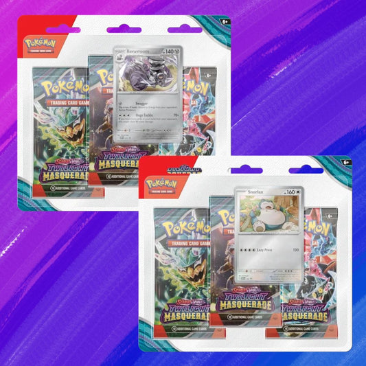 Pokémon TCG: Twilight Masquerade (SV06) - 3er Blister (EN) - Zufälliges