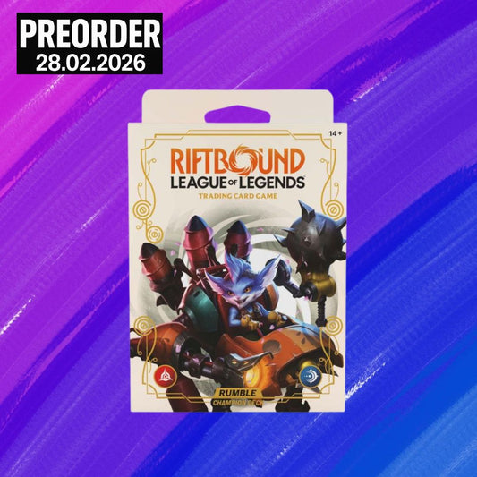 Vorbestellung: Riftbound: League of Legends TCG - Spiritforged Champion Deck Rumble (EN) 28.02.2026