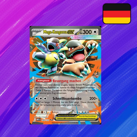 Pokémon TCG: Einzelkarte - Mega-Kangama-ex 104/132 (DE)