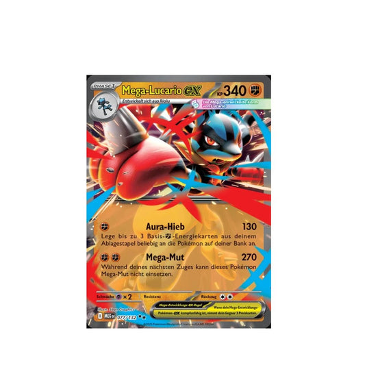 Pokémon TCG: Einzelkarte - Mega-Lucario-ex 077/132 (DE)