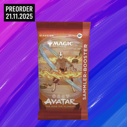 Vorbestellung: Magic: The Gathering - Avatar: Der Herr der Elemente Sammler Booster Display (DE) 21.11.2025