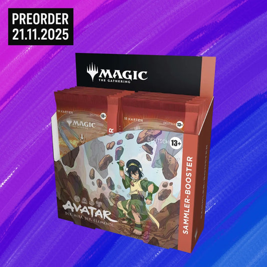 Vorbestellung: Magic: The Gathering - Avatar: Der Herr der Elemente Sammler Booster Display (DE) 21.11.2025