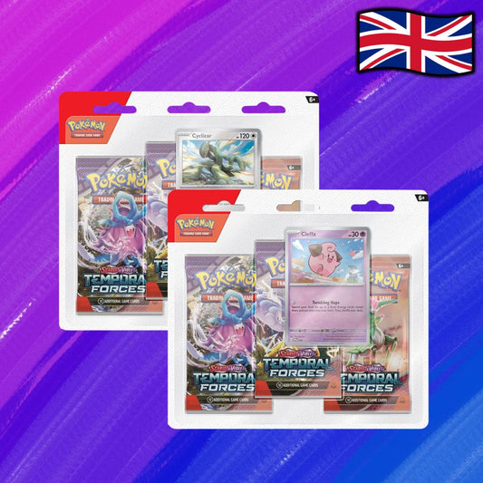 Pokémon TCG: 3er Blister SV05 - Temporal Forces (EN) - Zufällig