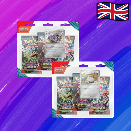 Pokémon TCG: Twilight Masquerade (SV06) - 3er Blister (EN) - Zufälliges