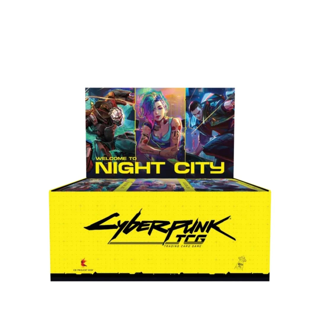 Vorbestellung: Cyberpunk TCG: Welcome To Night City - 24x Booster Display (EN) 15.10.2026