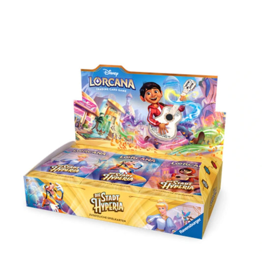Vorbestellung: Disney Lorcana: Die Stadt Hyperia Booster Display (24 Packs) - (DE) 23.10.2026
