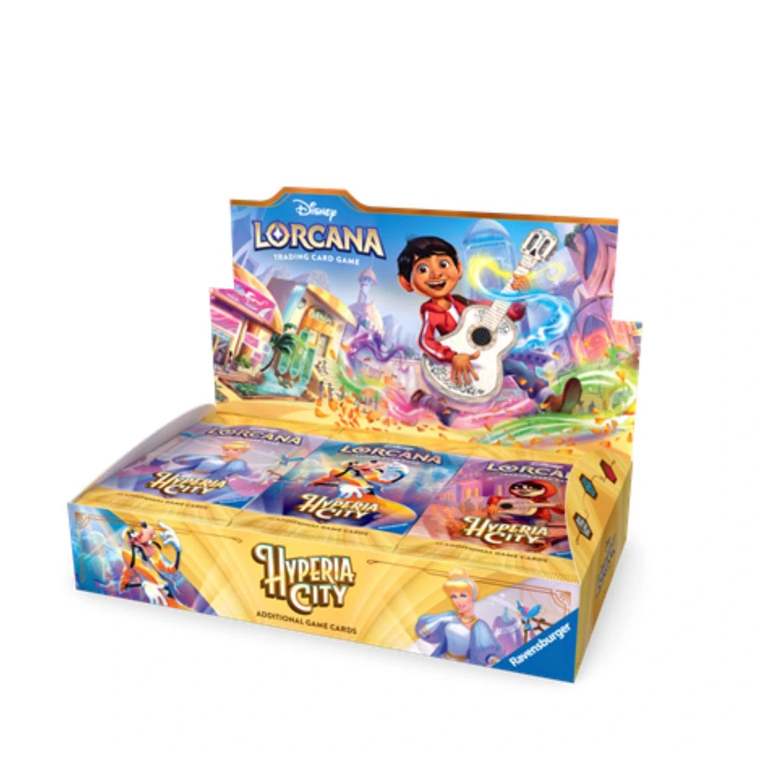 Vorbestellung: Disney Lorcana: Hyperia City Booster Display (24 Packs) - (EN)