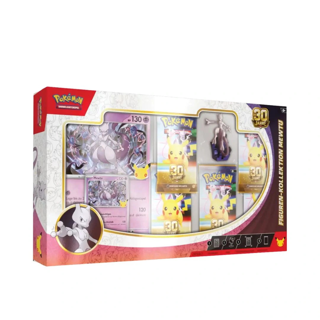 Pokémon TCG: 30 Jahre Figuren Kollektion Mewtu (DE)