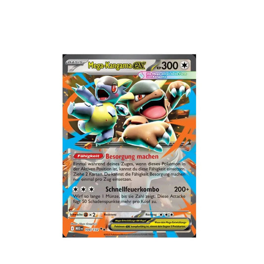 Pokémon TCG: Einzelkarte - Mega-Kangama-ex 104/132 (DE)
