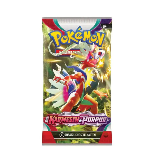 Pokémon TCG: Einzelbooster - Karmesin & Purpur (DE)