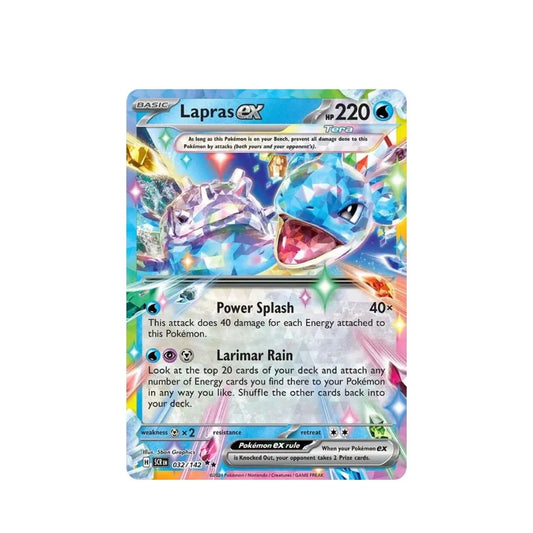 Pokémon TCG: Einzelkarte - Lapras ex 032/142 (EN)